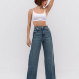 JEANS AUBE STONE BLUE