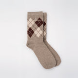 SOCK DIAMOND TAUPE