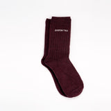 SOCK BURGUNDY