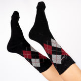 SOCK DIAMOND BLACK