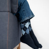 SOCK DIAMOND NAVY BLUE