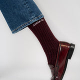 SOCK BURGUNDY