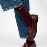 SOCK BURGUNDY