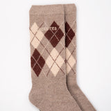 SOCK DIAMOND TAUPE