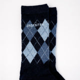 SOCK DIAMOND NAVY BLUE