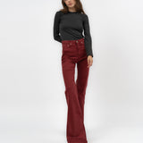 JEANS LE SOLEIL BURGUNDY